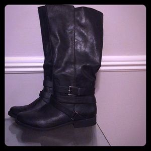 NWT in box Macys style & co Lolah wide calf boots